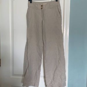 Michael Kors wide leg linen pants